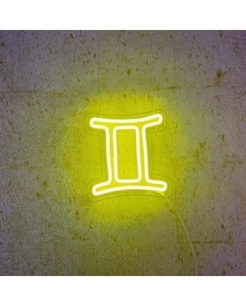 Gemini Zodiac Neon Sign