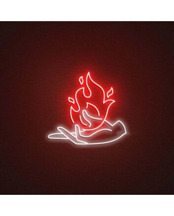 Hold The Fire Neon Sign
