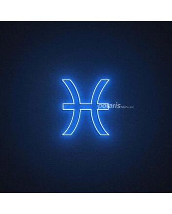 Pisces Zodiac Neon Sign