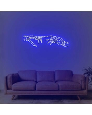 Til Death Hands Neon Sign