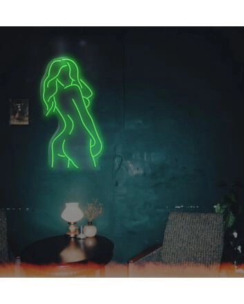 Female Pose Neon Sign