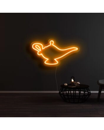 Aladdin Genie Simba Neon Sign