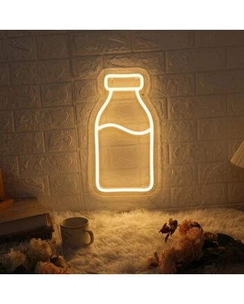 Bottled Milk Neon Sign