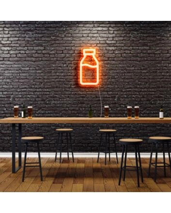 Bottled Milk Neon Sign
