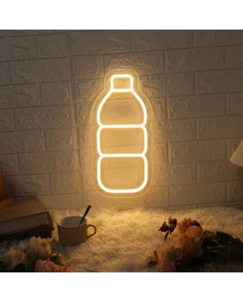 Bottled Water Neon Sign