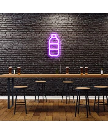 Bottled Water Neon Sign