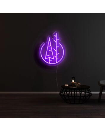 Calgary Canada City Icon Neon Sign