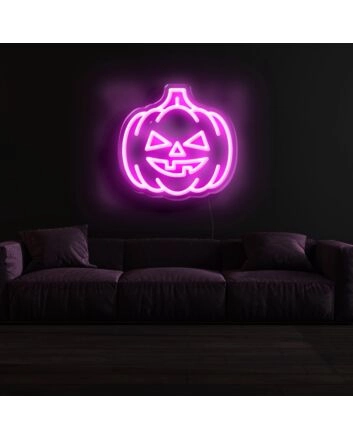 Christmas Pumpkin Neon Sign