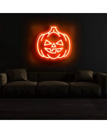 Christmas Pumpkin Neon Sign