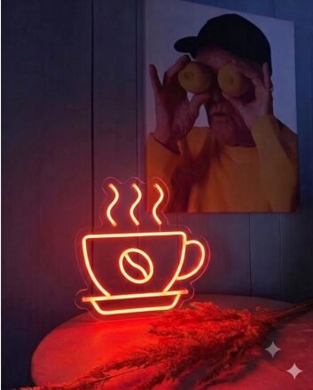 Cup of Coffee Neon Sign