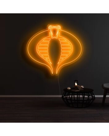 GI Joe Cobra Commander Snake Eyes Neon Sign