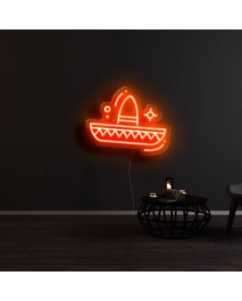 Mexican Sombreros Neon Sign