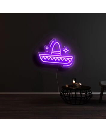 Mexican Sombreros Neon Sign