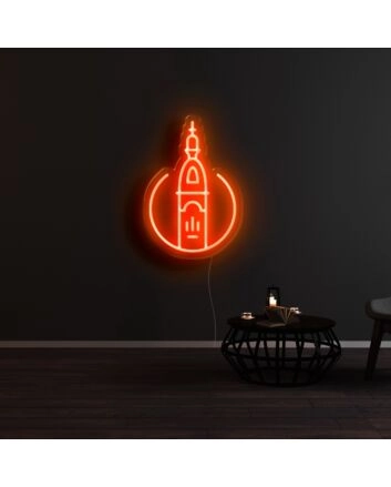 Nantes City Icon Neon Sign