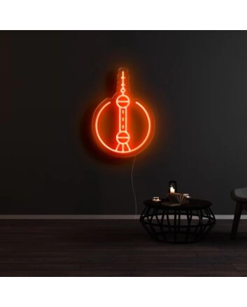 Shanghai City Icon Neon Sign