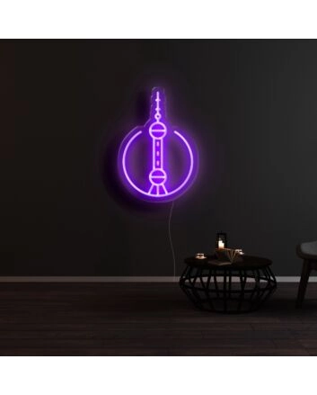 Shanghai City Icon Neon Sign