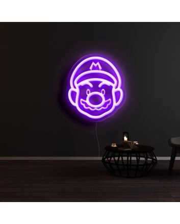 Super Mario Neon Sign
