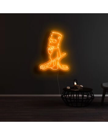 The Devil Simpsons Neon Sign
