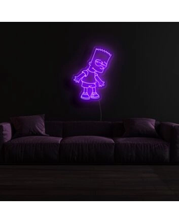 The Simpsons Bart Simpson Neon Sign