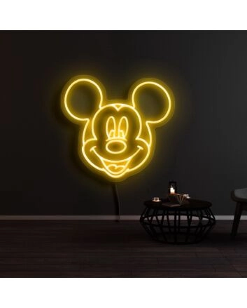 Mickey Mouse Smile Neon Sign
