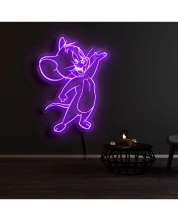 Tom And Jerry Jerry The Mouse Neon Sign