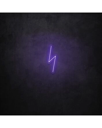 Lightning Bolt LED Neon Sign