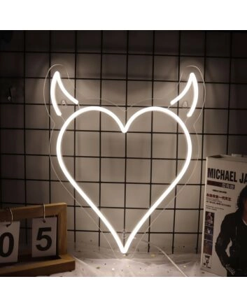 Devil Heart LED Neon Sign