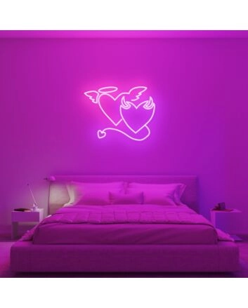 Angel And Devil Neon Sign