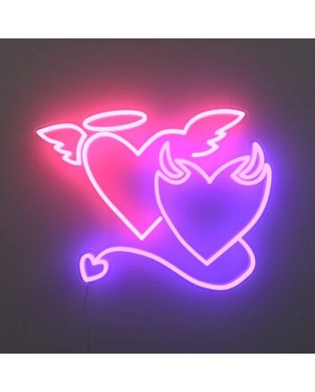 Angel And Devil Neon Sign