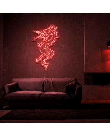 Angry Dragon Neon Sign