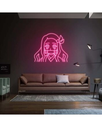 Anime Girl Neon Sign