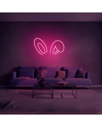 Bunny Ears Neon Sign
