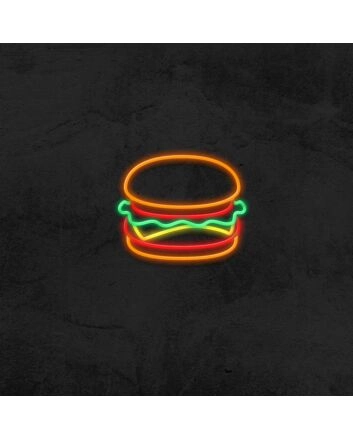 Burger V1 Neon Sign