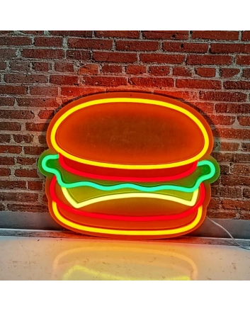Burger V1 Neon Sign