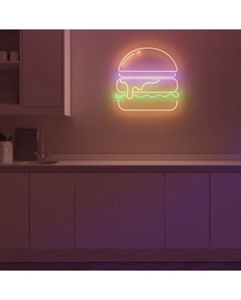 Burger V2 Neon Sign
