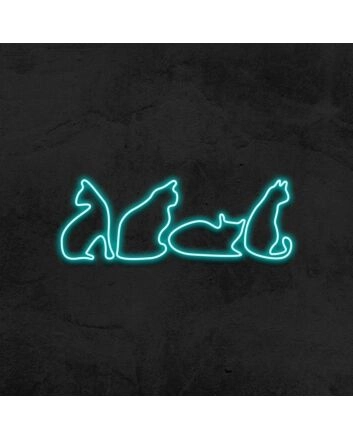 Cats Neon Sign