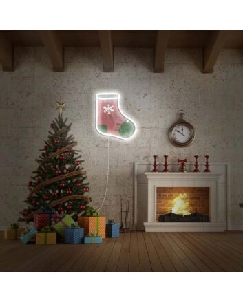 Christmas Stocking Neon Sign