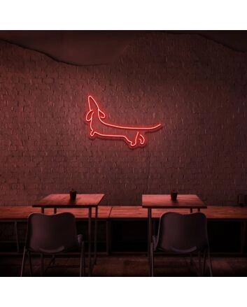 Dacheshund Neon Sign