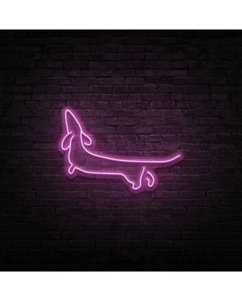 Dacheshund Neon Sign