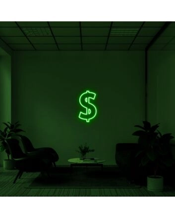Dollar Sign Neon Sign