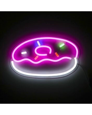Donut Food Neon Sign