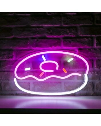 Donut Food Neon Sign