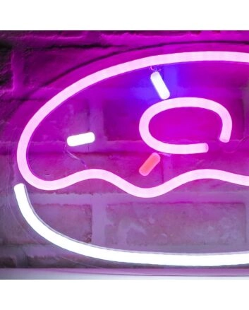 Donut Food Neon Sign