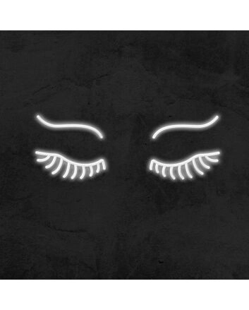 Eyes With Lashes Neon Sign