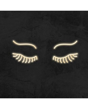 Eyes With Lashes Neon Sign