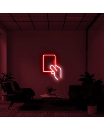 Football Card Neon Sign