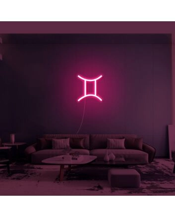 Gemini Zodiac Neon Sign