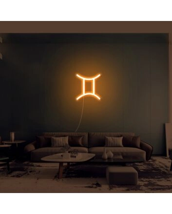 Gemini Zodiac Neon Sign