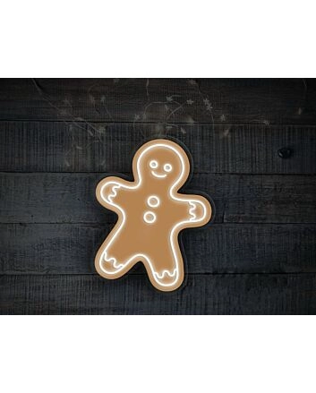 Gingerbread Person Neon Sign