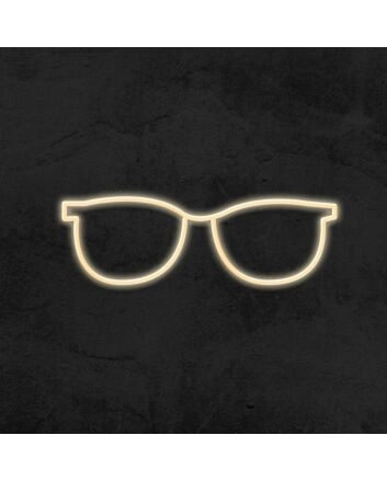 Glasses Neon Sign